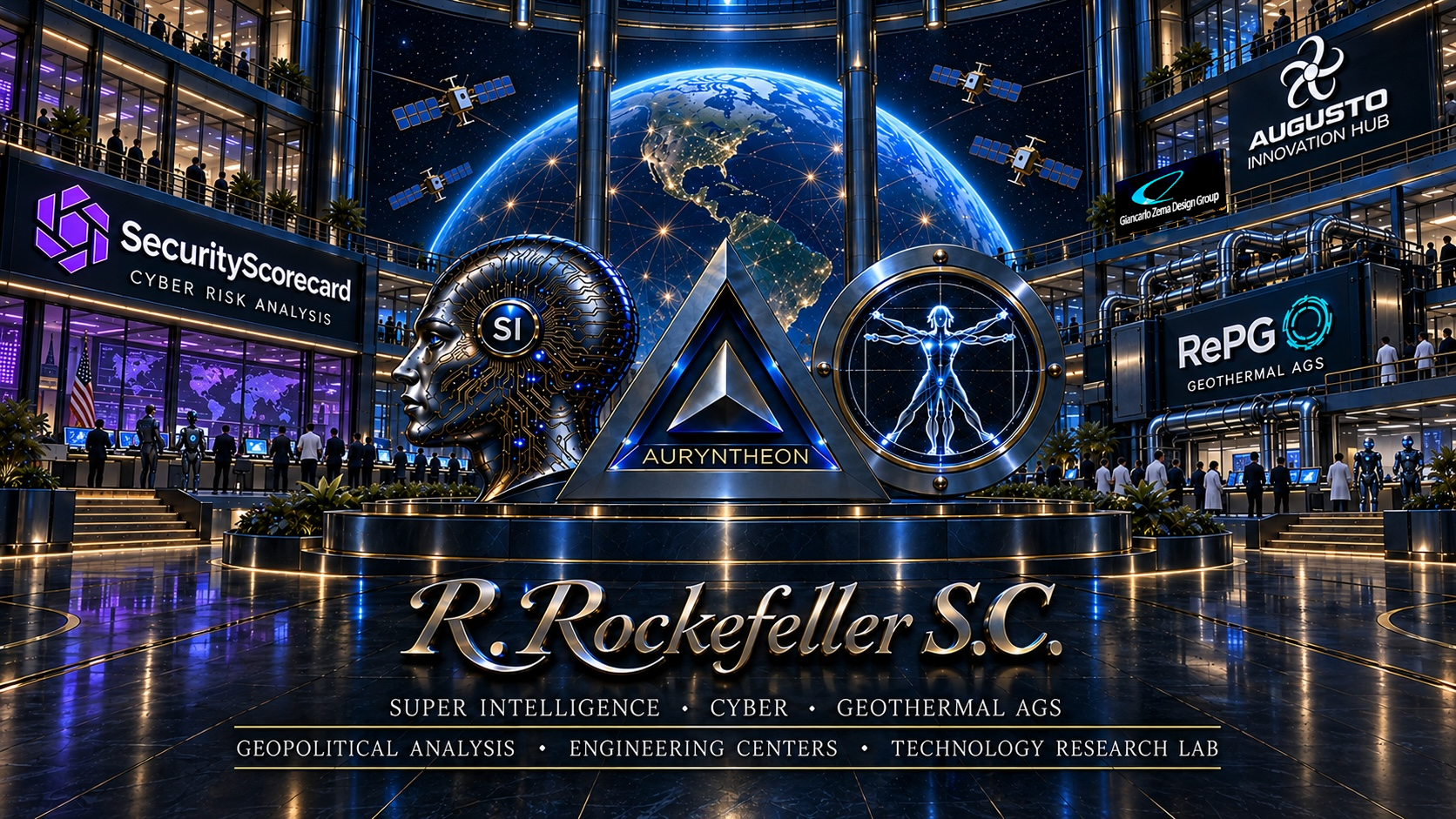 R. Rockefeller S.C. — Super Intelligence, Cyber, Geothermal AGS, Geopolitical Analysis, Engineering Centers and Technology Research Lab