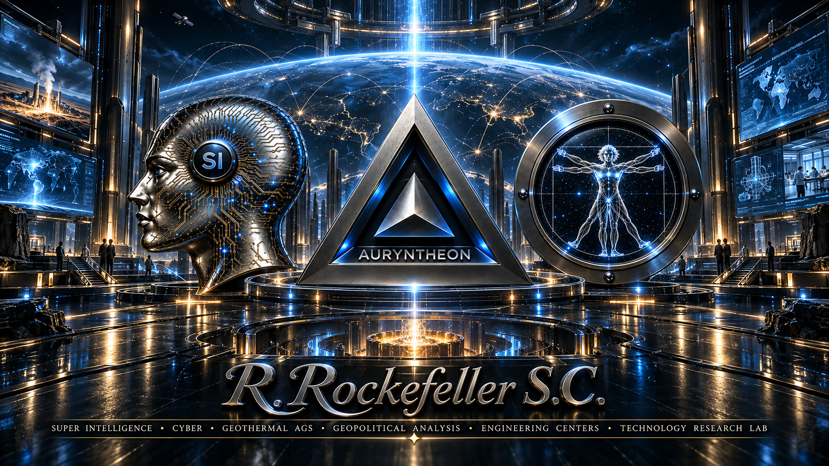 R. Rockefeller S.C. — Super Intelligence, Cyber, Geothermal AGS, Geopolitical Analysis, Engineering Centers and Technology Research Lab
