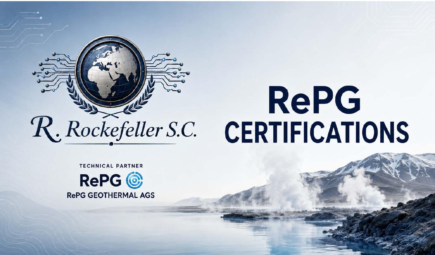 RePG Geothermal Certifications 2026 cover